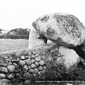 Crawtee Stone Cromlech, Kilkeel, from Se
