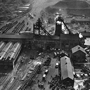 Creswell colliery, where eighty men perished in a fire. Aeri