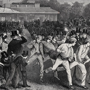 Cricket at Lords Eton v Harrow 1870