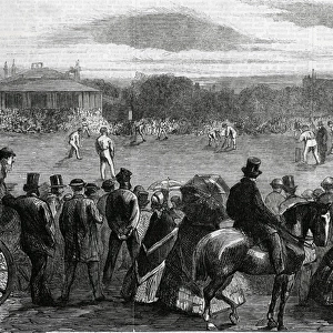 Cricket match England v NSW at Lords in 1863