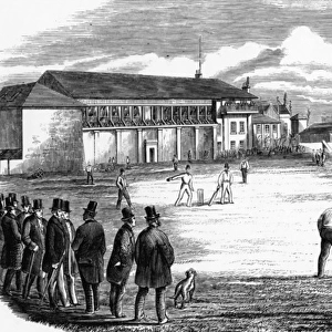 A cricket Match at Lords in 1858