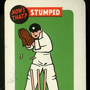 Cricket - Run-It-Out card game - Stumped