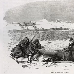 Crimean War - the 21-gun battery before Sebastopol