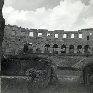 Croatia - Pula - The Roman Amphitheatre. The Arena is the only remaining Roman amphitheatre