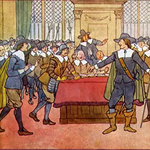 Cromwell dissolving the English Parliament