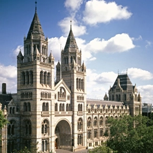 The Cromwell Road facade of the Natural History Museum, Lond