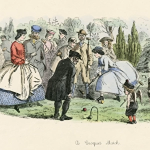 Croquet Match 1862