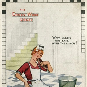 Crossword Craze - Distracted housemaid