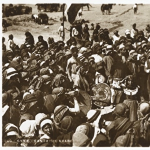Crowd of Syrian Arabs