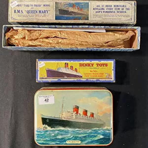 Cunard Line, Queen Mary - three items