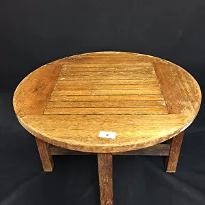 Cunard Line - teak coffee table recycled from a ship