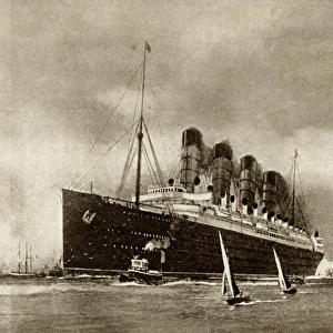 Cunard Liner Lusitania 1915