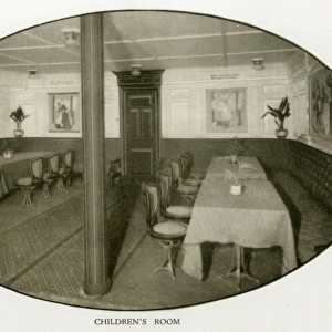 The Cunard Liner RMS Mauretania - Childrens Room