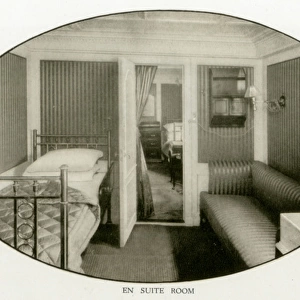 The Cunard Liner RMS Mauretania - En Suite Room