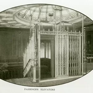 The Cunard Liner RMS Mauretania - Passenger Elevators
