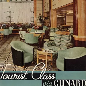Cunard White Star - brochure cover design