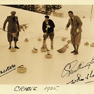 Curling at Crans Montana, Switzerland