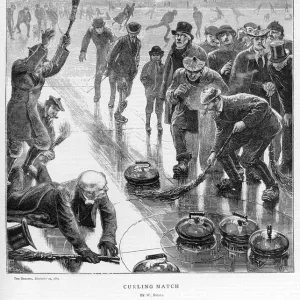 Curling in Scotland 1869