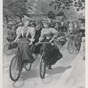 Cycling in Battersea Park