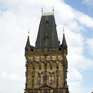 Czech Republic. Prague. Powder Tower. Gothic, 1475 by Matej
