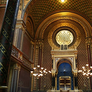 Czech Republic. Prague. Spanish Synagogue. Built in 1868 by