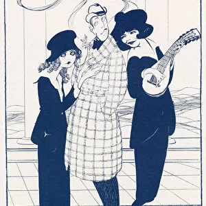 D. W. Griffith & the Gish sisters by Kate Carew