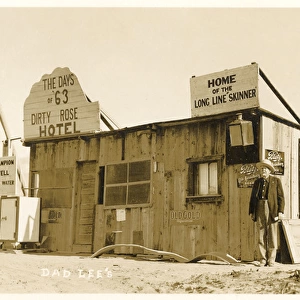 Dad Lees Dirty Rose Hotel, Oreana, Nevada, USA