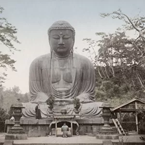 Daibutsu, statue of Buddha, Kamakura, Japan