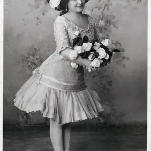 Daisy Dormer Music Hall Singer Print circa 1910 Daisy Dormer Music Hall Singer Print circa 1910
