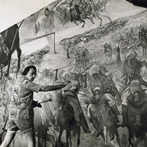DALI, Salvador (1904-1989). Salvador Dali painting