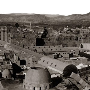 Damascus, Syria, circa 1880s view from the fortress