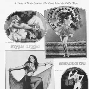 Four dance beauties from Hollywood, 1928