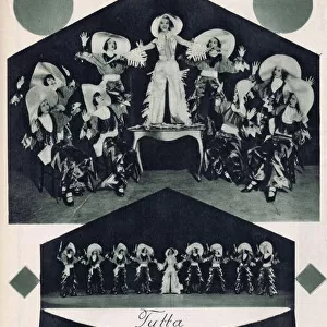 Dancer Tutta in Ernst Rolfs 1931 show at China Theatre
