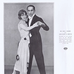 The dancers Cecil Reuben and Flora Le Breton, London, 1923