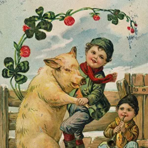 Dancing with a Pig C1905