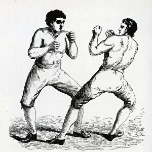 Daniel Mendoza and Richard Humphries in boxing match