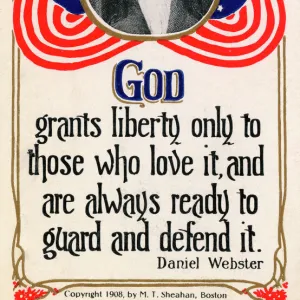 Daniel Webster and quote on God granting Liberty