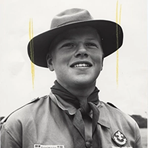 Danish boy scout in camp, World Jamboree