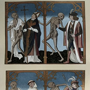 Danse Macabre or Dance of Death. 14th c The