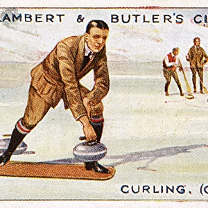 Dapper Chap Curling 1914