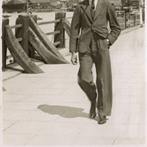 Dapper young gent on Seafront at Littlehampton - Sunny Snaps