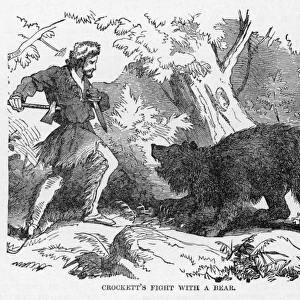Davy Crockett Bear Fight