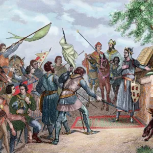 Day before of the Battle of Las Navas de Tolosa (1212) with