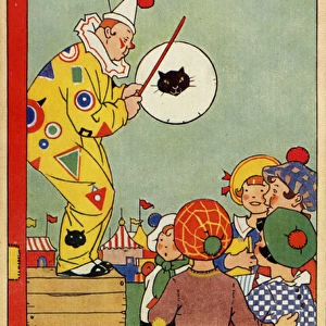 A Day at the Fair. The clown