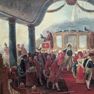 DEBRET, Jean Baptiste (1768-1848). Arrival of
