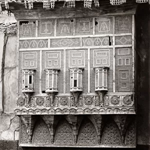 Decorative window screen, Egypt, circa 1880s. Date: circa 1880s