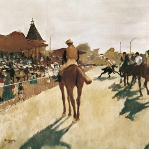 DEGAS, Edgar (1834-1917). The Parade, or Race
