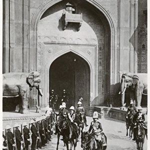 The Delhi Coronation Durbar - King Emperor at Kings Gate