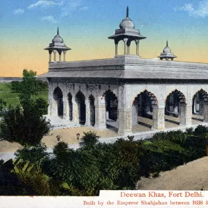 Delhi, India - Exterior of Diwan-i-Khas, Fort Delhi