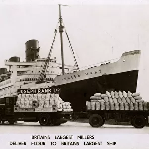 Delivering Flour to the Queen Mary